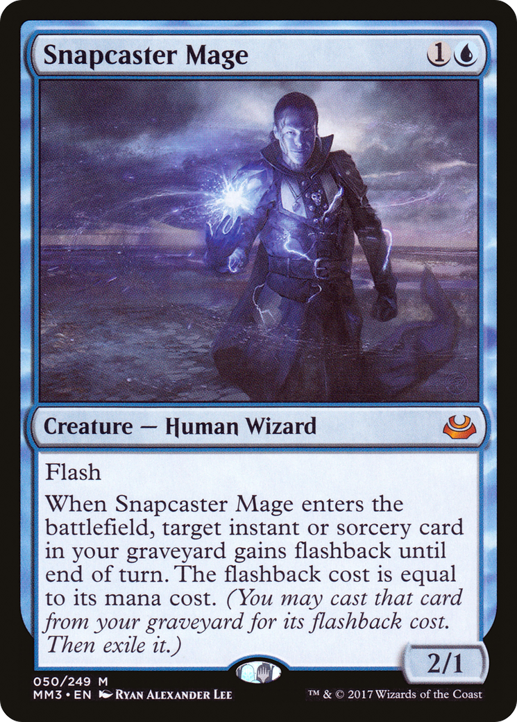 Snapcaster Mage (MM3-050) - Modern Masters 2017 - Premium MTG Single from Wizards of the Coast - Just $11.79! Shop now at Game Crave Tournament Store