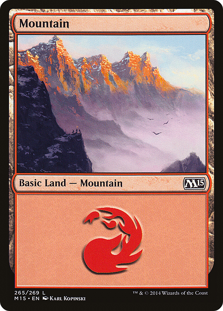 Mountain (M15-265) - Magic 2015 - Premium MTG Single from Wizards of the Coast - Just $0.25! Shop now at Game Crave Tournament Store