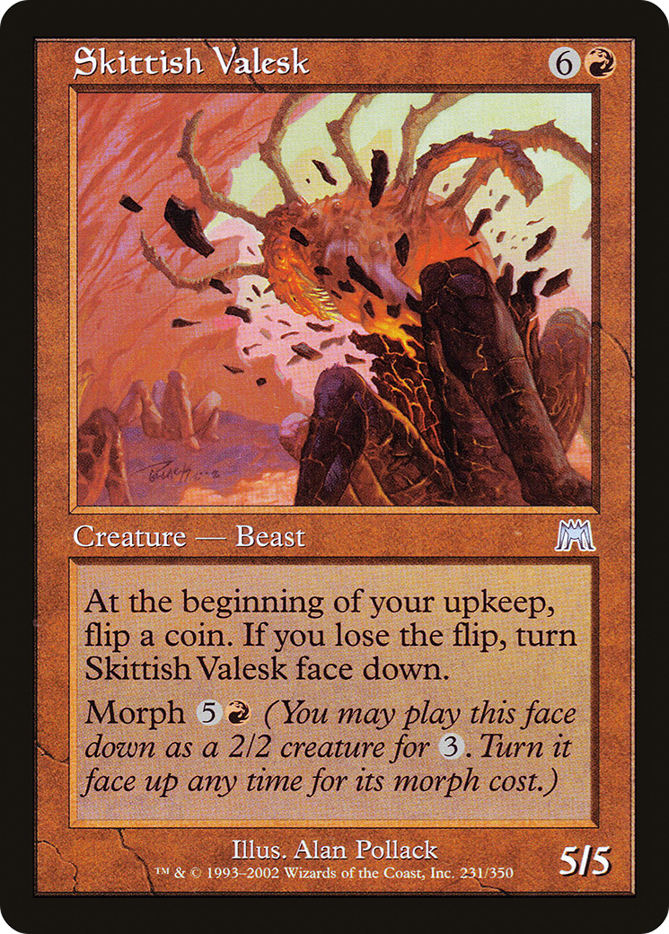 Skittish Valesk (ONS-231) - Onslaught Foil - Premium MTG Single from Wizards of the Coast - Just $0.25! Shop now at Game Crave Tournament Store