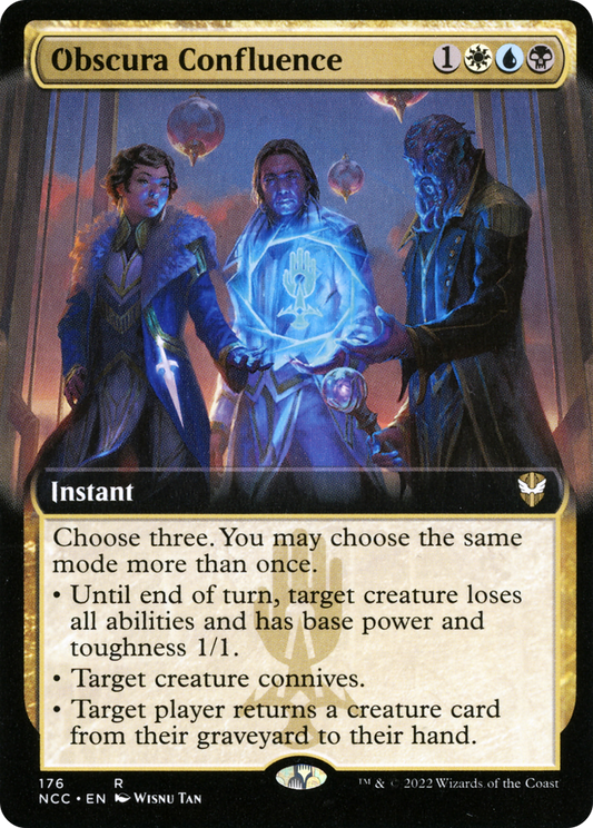 Obscura Confluence (NCC-176) - New Capenna Commander: (Extended Art) - Premium MTG Single from Wizards of the Coast - Just $0.08! Shop now at Game Crave Tournament Store