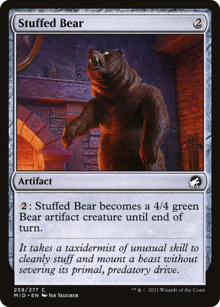 Stuffed Bear (MID-259) - Innistrad: Midnight Hunt Foil - Premium MTG Single from Wizards of the Coast - Just $0.08! Shop now at Game Crave Tournament Store