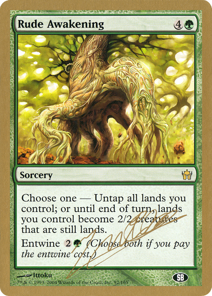 Rude Awakening (WC04-JN92SB) - World Championship Decks 2004 - Premium MTG Single from Wizards of the Coast - Just $0.11! Shop now at Game Crave Tournament Store