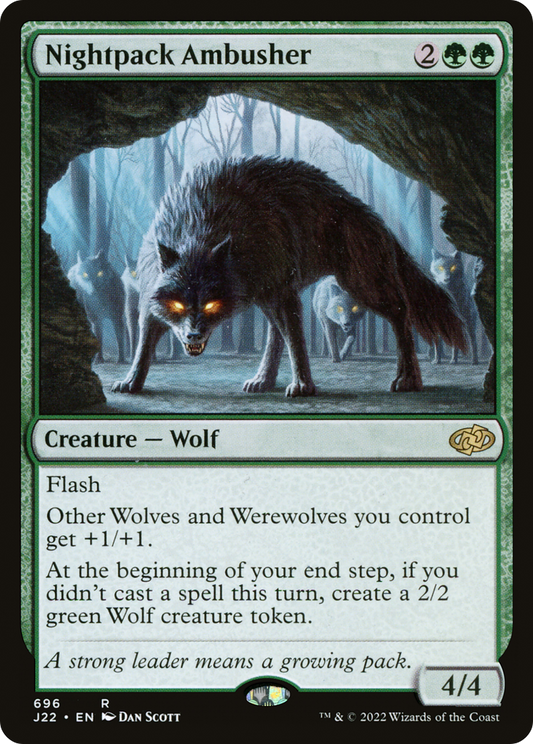 Nightpack Ambusher (J22-696) - Jumpstart 2022 - Premium MTG Single from Wizards of the Coast - Just $0.11! Shop now at Game Crave Tournament Store