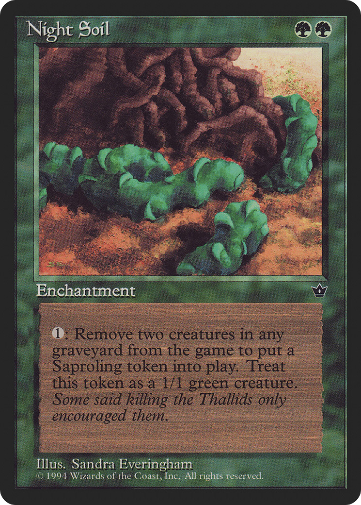 Night Soil (FEM-71A) - Fallen Empires - Premium MTG Single from Wizards of the Coast - Just $0.08! Shop now at Game Crave Tournament Store