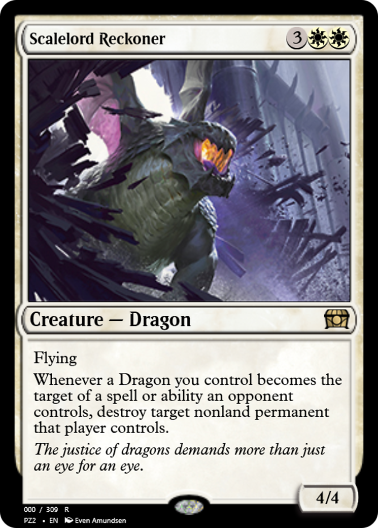 Scalelord Reckoner (PZ2-65689) - Treasure Chest Foil - Premium MTG Single from Wizards of the Coast - Just $0! Shop now at Game Crave Tournament Store