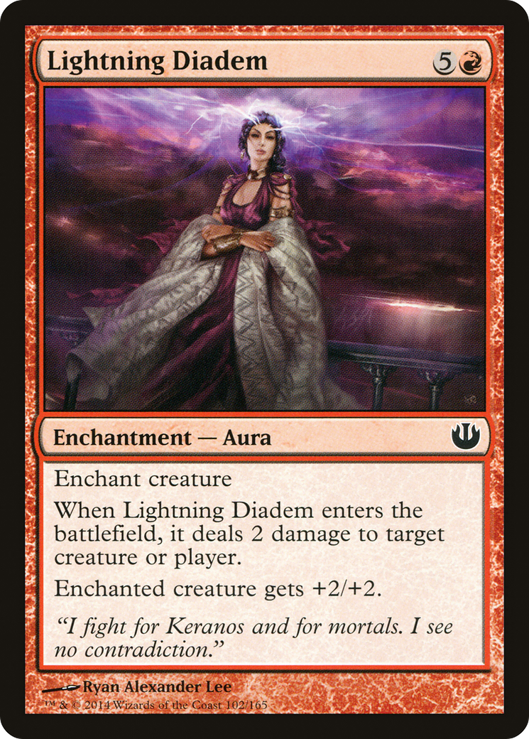 Lightning Diadem (JOU-102) - Journey into Nyx - Premium MTG Single from Wizards of the Coast - Just $0.08! Shop now at Game Crave Tournament Store