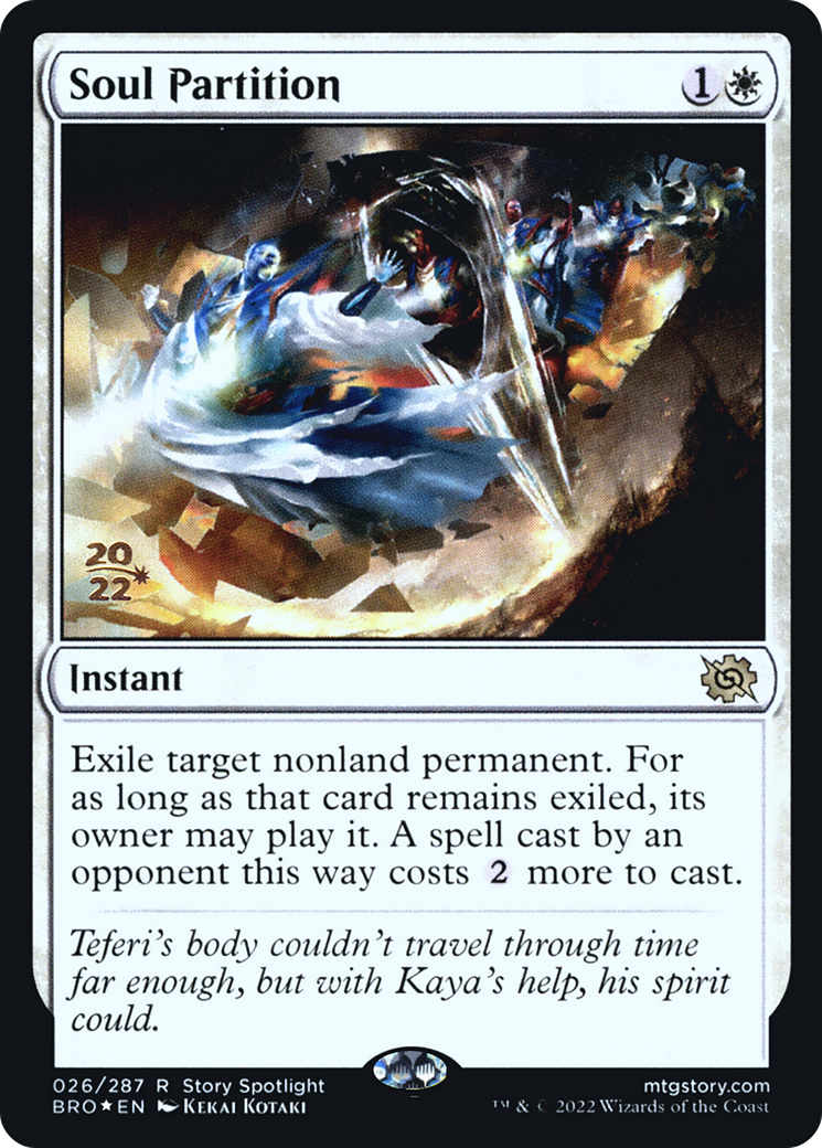 Soul Partition (PBRO-26S) - The Brothers' War Promos Foil - Premium MTG Single from Wizards of the Coast - Just $1.01! Shop now at Game Crave Tournament Store