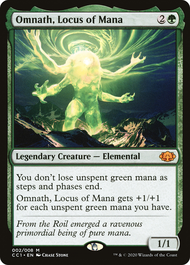 Omnath, Locus of Mana (CC1-002) - Commander Collection: Green Foil - Premium MTG Single from Wizards of the Coast - Just $1.08! Shop now at Game Crave Tournament Store