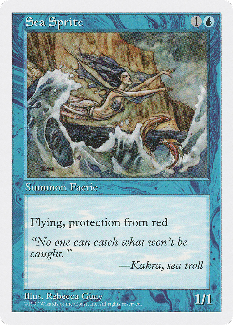 Sea Sprite (5ED-120) - Fifth Edition - Premium MTG Single from Wizards of the Coast - Just $0.25! Shop now at Game Crave Tournament Store