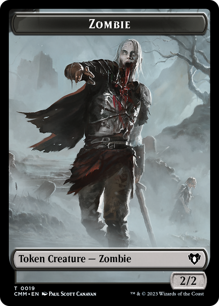 Zombie (TCMM-019) - Commander Masters Tokens - Premium MTG Single from Wizards of the Coast - Just $0! Shop now at Game Crave Tournament Store