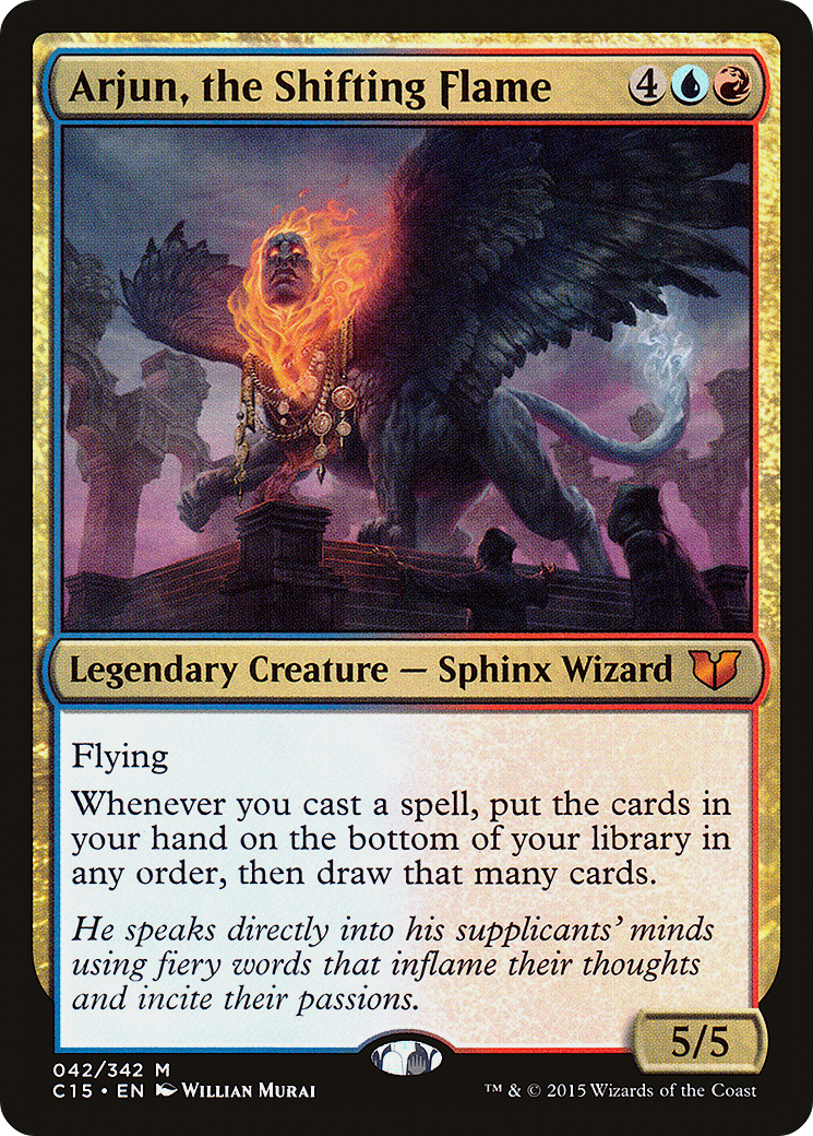 Arjun, the Shifting Flame (C15-042) - Commander 2015 - Premium MTG Single from Wizards of the Coast - Just $0.26! Shop now at Game Crave Tournament Store