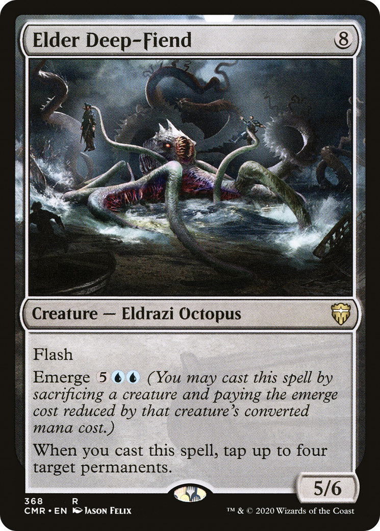 Elder Deep-Fiend (CMR-368) - Commander Legends - Premium MTG Single from Wizards of the Coast - Just $0.26! Shop now at Game Crave Tournament Store