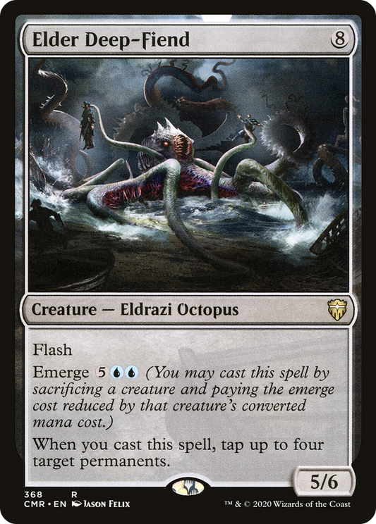 Elder Deep-Fiend (CMR-368) - Commander Legends - Premium MTG Single from Wizards of the Coast - Just $0.26! Shop now at Game Crave Tournament Store