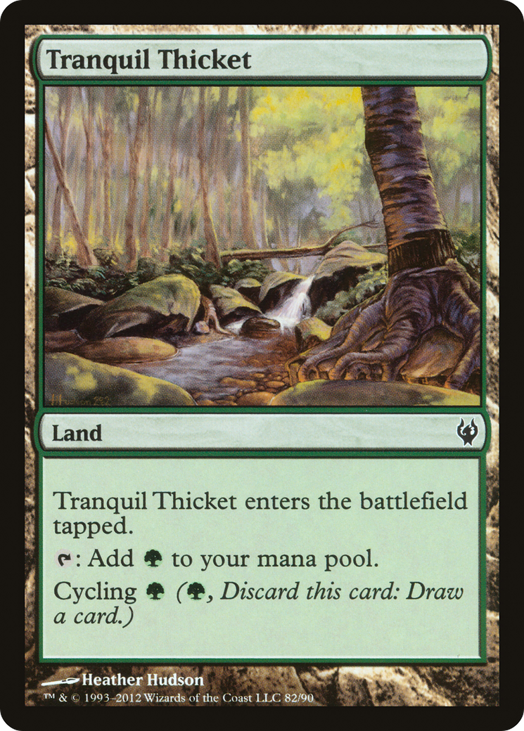 Tranquil Thicket (DDJ-082) - Duel Decks: Izzet vs. Golgari - Premium MTG Single from Wizards of the Coast - Just $0.26! Shop now at Game Crave Tournament Store