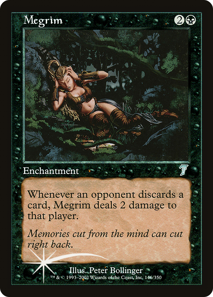 Megrim (7ED-146★) - Seventh Edition Foil - Premium MTG Single from Wizards of the Coast - Just $10.31! Shop now at Game Crave Tournament Store