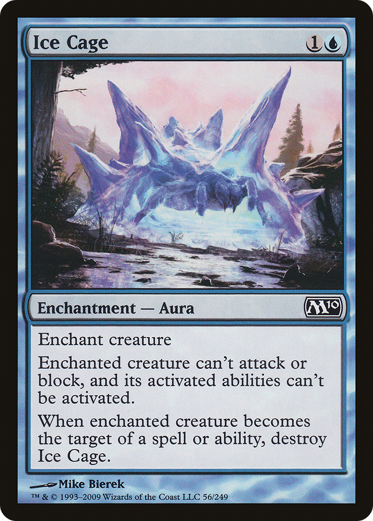 Ice Cage (M10-056) - Magic 2010 - Premium MTG Single from Wizards of the Coast - Just $0.08! Shop now at Game Crave Tournament Store