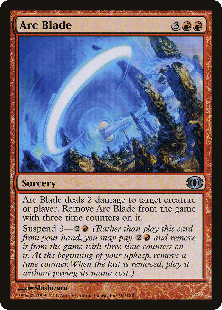 Arc Blade (FUT-094) - Future Sight Foil - Premium MTG Single from Wizards of the Coast - Just $0.30! Shop now at Game Crave Tournament Store