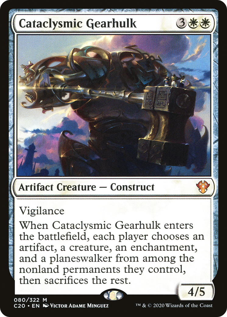 Cataclysmic Gearhulk (C20-080) - Commander 2020 - Premium MTG Single from Wizards of the Coast - Just $0.08! Shop now at Game Crave Tournament Store