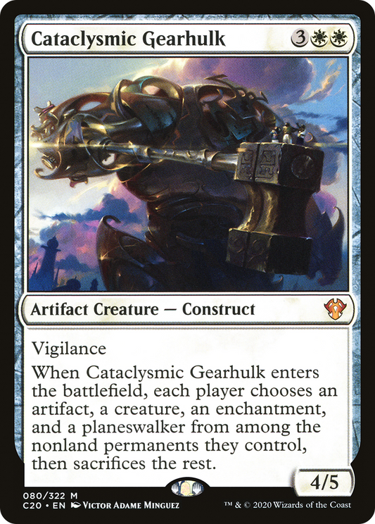 Cataclysmic Gearhulk (C20-080) - Commander 2020 - Premium MTG Single from Wizards of the Coast - Just $0.08! Shop now at Game Crave Tournament Store