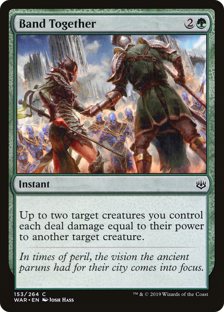 Band Together (WAR-153) - War of the Spark - Premium MTG Single from Wizards of the Coast - Just $0.08! Shop now at Game Crave Tournament Store