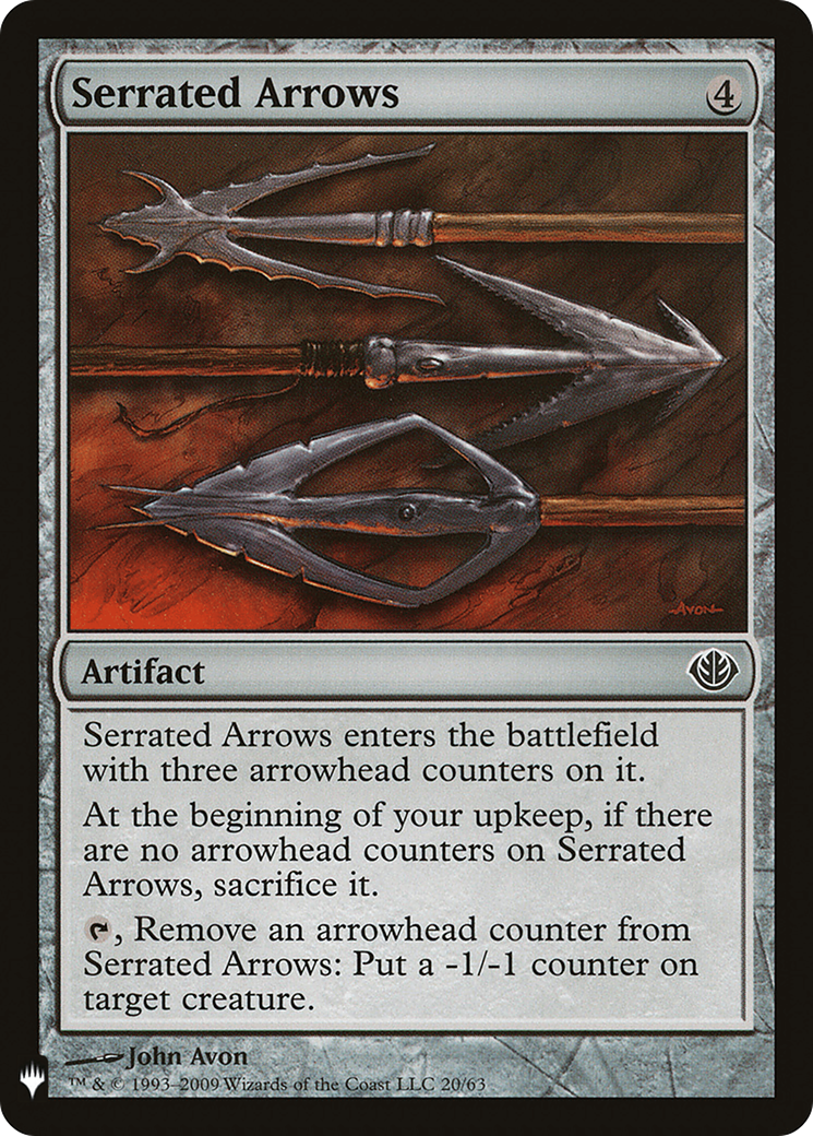 Serrated Arrows (MB1-1626) - Mystery Booster - Premium MTG Single from Wizards of the Coast - Just $0.08! Shop now at Game Crave Tournament Store