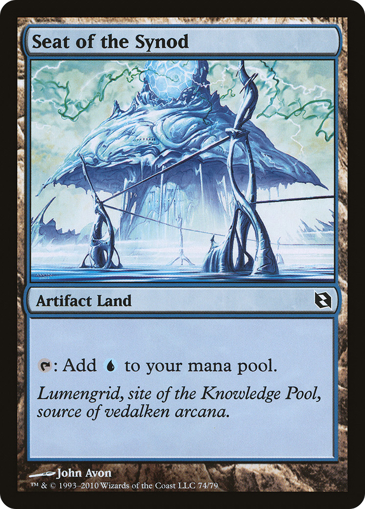 Seat of the Synod (DDF-074) - Duel Decks: Elspeth vs. Tezzeret - Premium MTG Single from Wizards of the Coast - Just $0.29! Shop now at Game Crave Tournament Store