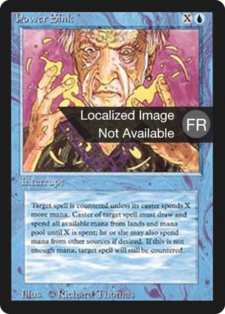 Power Sink (FBB-074) - Foreign Black Border - Premium MTG Single from Wizards of the Coast - Just $0.75! Shop now at Game Crave Tournament Store
