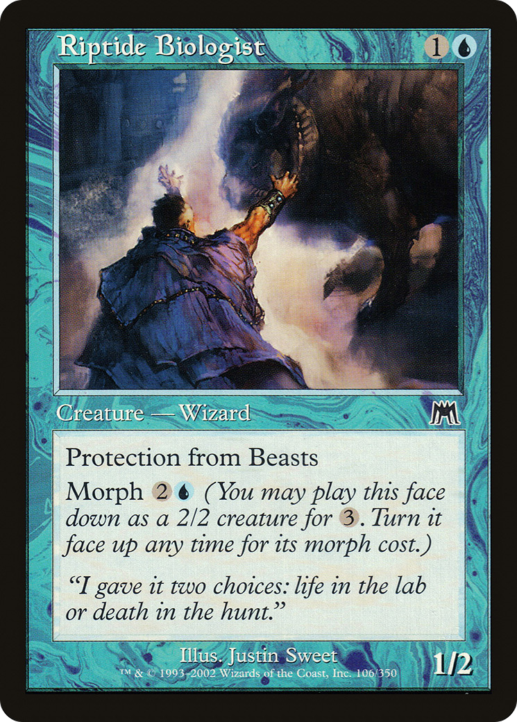 Riptide Biologist (ONS-106) - Onslaught Foil - Premium MTG Single from Wizards of the Coast - Just $0.08! Shop now at Game Crave Tournament Store