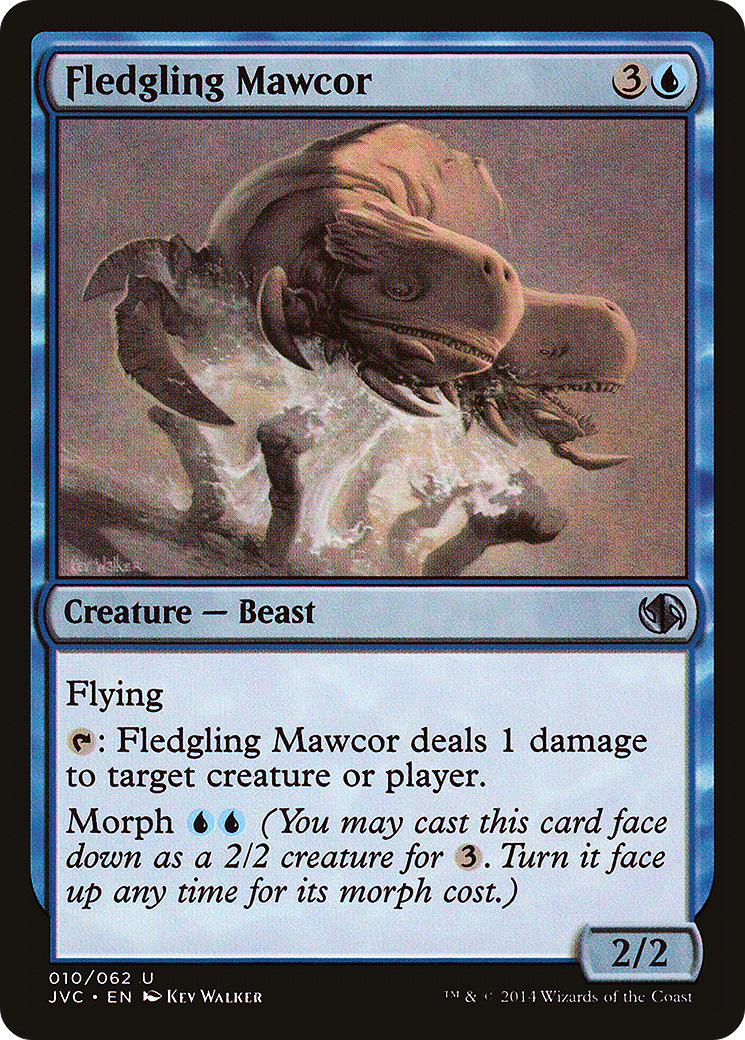 Fledgling Mawcor (JVC-010) - Duel Decks Anthology: Jace vs. Chandra - Premium MTG Single from Wizards of the Coast - Just $0.25! Shop now at Game Crave Tournament Store