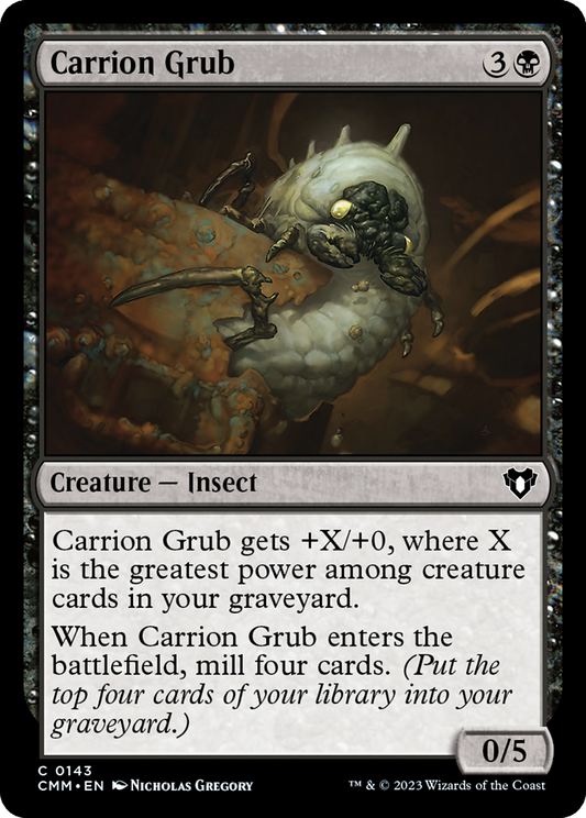 Carrion Grub (CMM-143) - Commander Masters - Premium MTG Single from Wizards of the Coast - Just $0.08! Shop now at Game Crave Tournament Store
