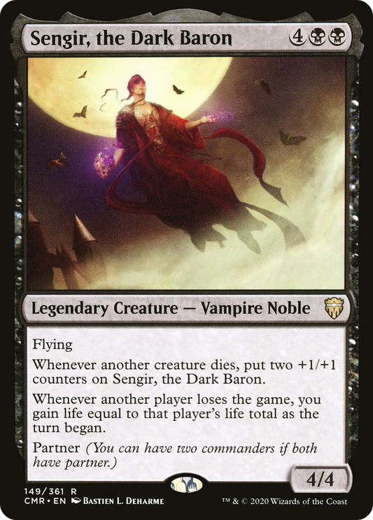 Sengir, the Dark Baron (CMR-149) - Commander Legends - Premium MTG Single from Wizards of the Coast - Just $0.08! Shop now at Game Crave Tournament Store