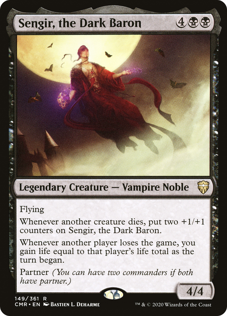 Sengir, the Dark Baron (CMR-149) - Commander Legends Foil - Premium MTG Single from Wizards of the Coast - Just $0.08! Shop now at Game Crave Tournament Store