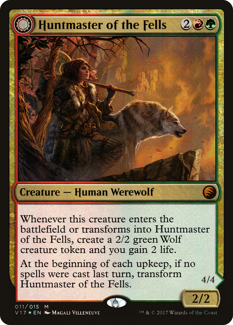 Huntmaster of the Fells // Ravager of the Fells (V17-011) - From the Vault: Transform: (Double Faced Transform) Foil - Premium MTG Single from Wizards of the Coast - Just $4.02! Shop now at Game Crave Tournament Store