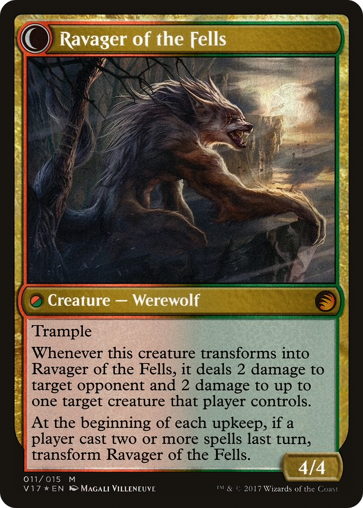 Huntmaster of the Fells // Ravager of the Fells (V17-011) - From the Vault: Transform: (Double Faced Transform) Foil - Premium MTG Single from Wizards of the Coast - Just $4.02! Shop now at Game Crave Tournament Store