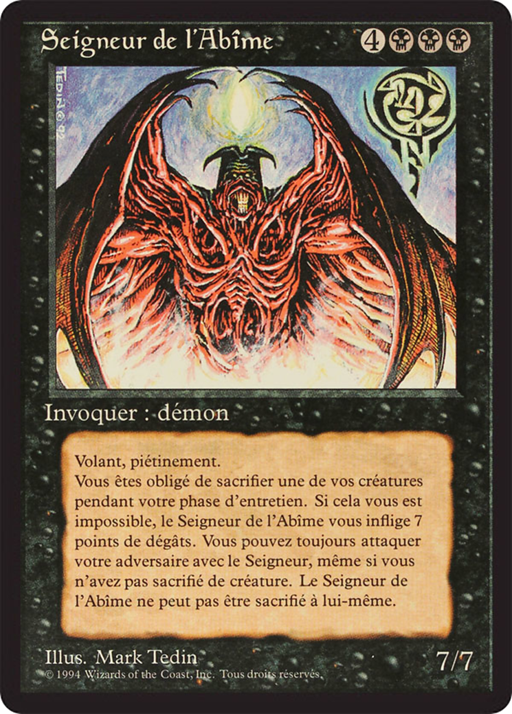 Lord of the Pit (FBB-116) - Foreign Black Border - Premium MTG Single from Wizards of the Coast - Just $25.36! Shop now at Game Crave Tournament Store