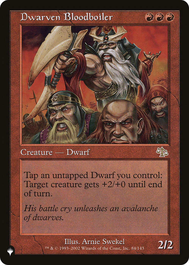 Dwarven Bloodboiler (PLIST-1124) - The List - Premium MTG Single from Wizards of the Coast - Just $7.39! Shop now at Game Crave Tournament Store