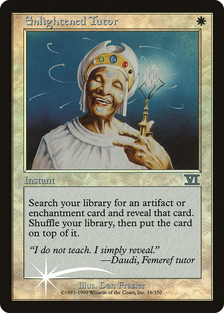 Enlightened Tutor (PAL00-006) - Arena League 2000 Foil - Premium MTG Single from Wizards of the Coast - Just $35.27! Shop now at Game Crave Tournament Store