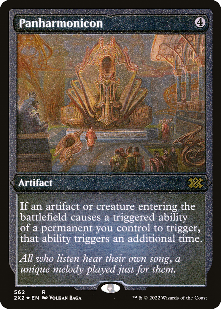 Panharmonicon (2X2-562) - Double Masters 2022 Etched Foil - Premium MTG Single from Wizards of the Coast - Just $2.58! Shop now at Game Crave Tournament Store