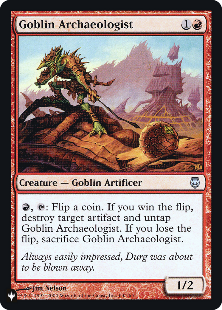 Goblin Archaeologist (PHED-025) - Heads I Win, Tails You Lose Foil - Premium MTG Single from Wizards of the Coast - Just $0.89! Shop now at Game Crave Tournament Store