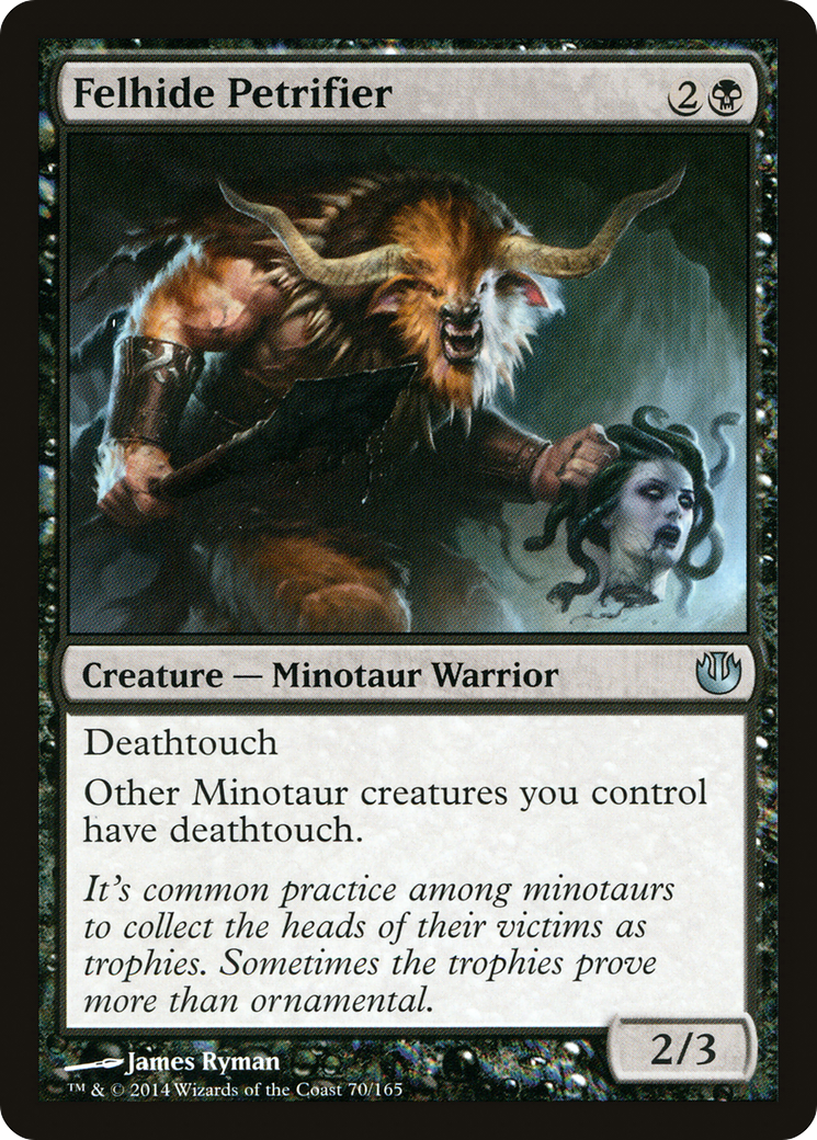 Felhide Petrifier (JOU-070) - Journey into Nyx Foil - Premium MTG Single from Wizards of the Coast - Just $0.09! Shop now at Game Crave Tournament Store