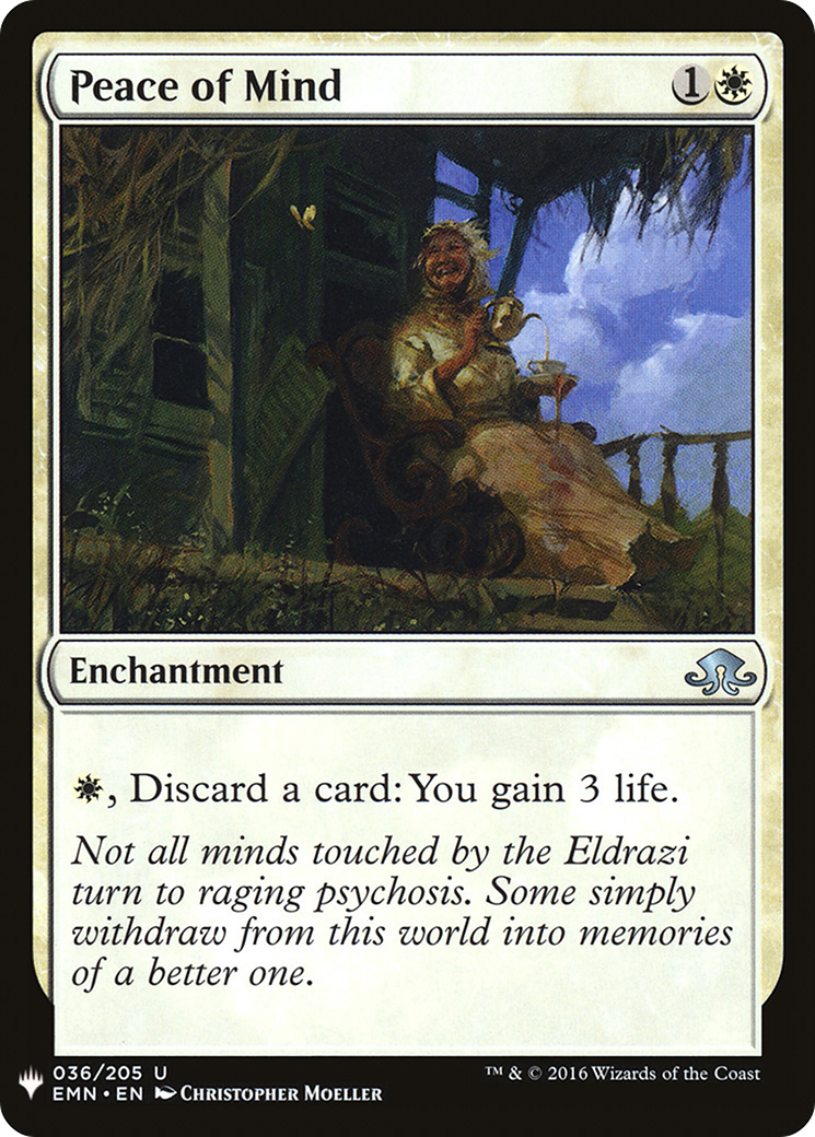 Peace of Mind (MB1-197) - Mystery Booster - Premium MTG Single from Wizards of the Coast - Just $0.08! Shop now at Game Crave Tournament Store