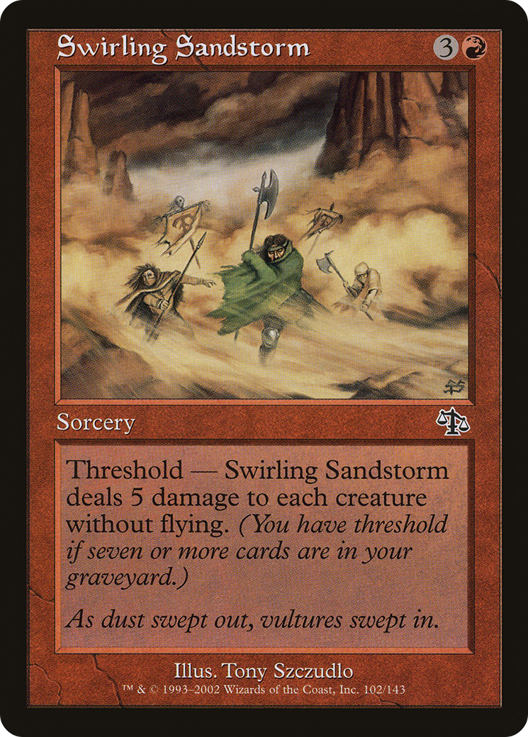 Swirling Sandstorm (JUD-102) - Judgment - Premium MTG Single from Wizards of the Coast - Just $0.08! Shop now at Game Crave Tournament Store