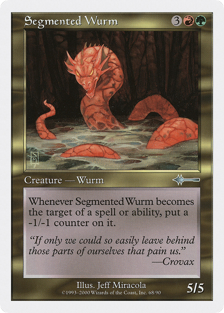 Segmented Wurm (BTD-068) - Beatdown Box Set - Premium MTG Single from Wizards of the Coast - Just $0.08! Shop now at Game Crave Tournament Store
