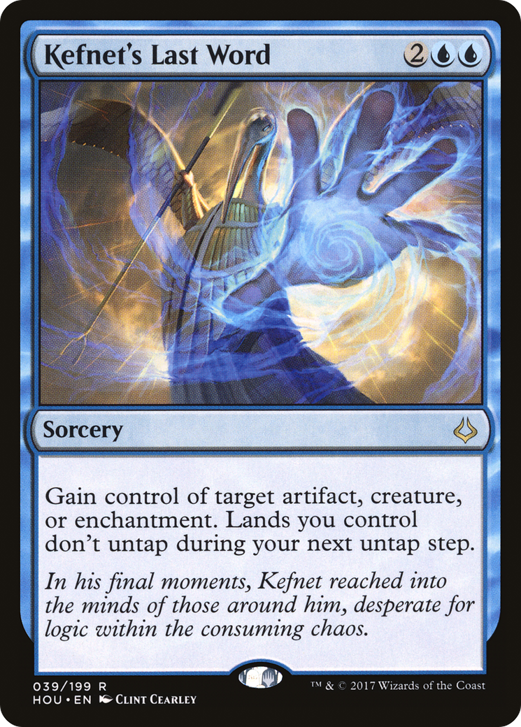 Kefnet's Last Word (HOU-039) - Hour of Devastation Foil - Premium MTG Single from Wizards of the Coast - Just $0.09! Shop now at Game Crave Tournament Store
