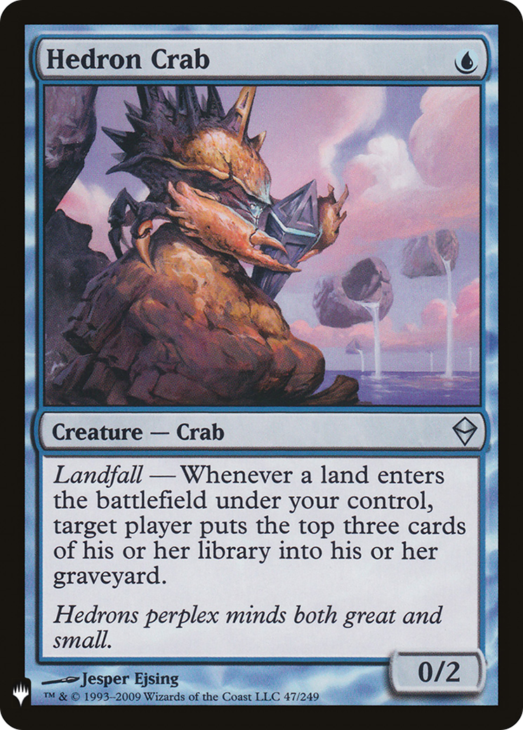 Hedron Crab (MB1-398) - Mystery Booster - Premium MTG Single from Wizards of the Coast - Just $1.71! Shop now at Game Crave Tournament Store