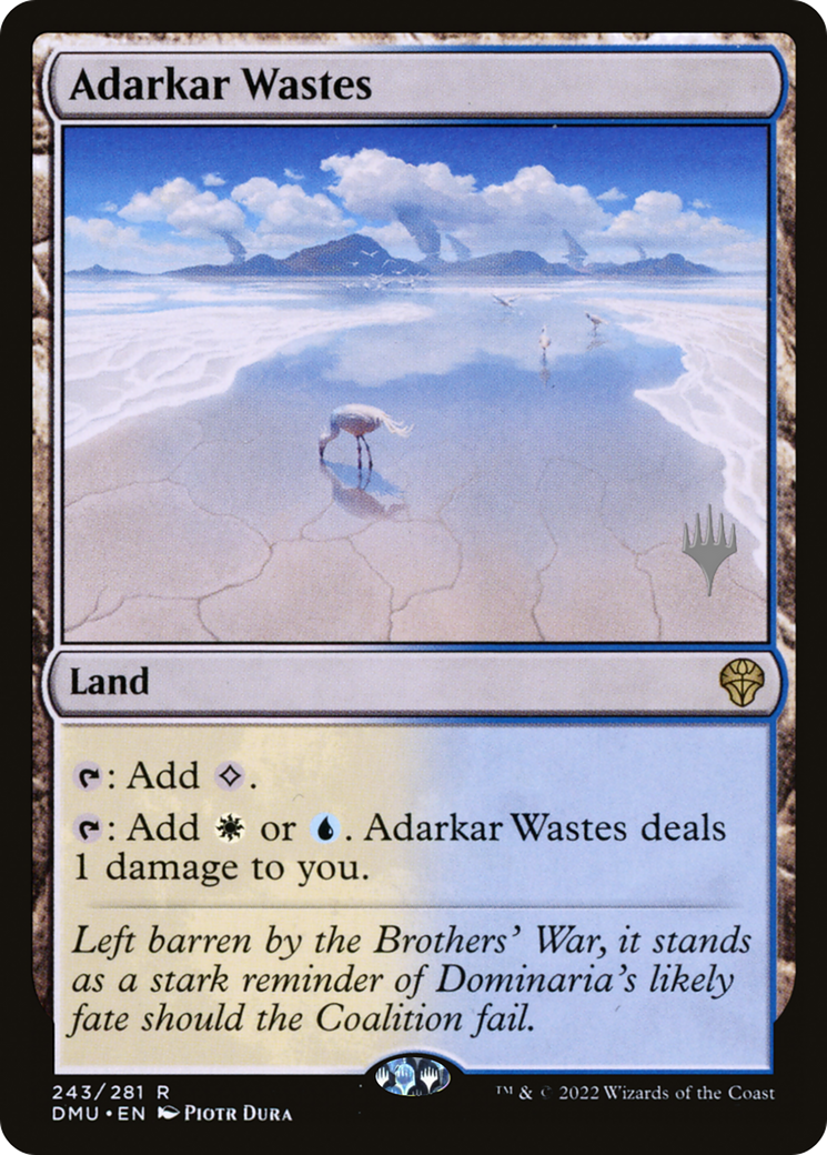 Adarkar Wastes (PDMU-243P) - Dominaria United Promos - Premium MTG Single from Wizards of the Coast - Just $0.52! Shop now at Game Crave Tournament Store