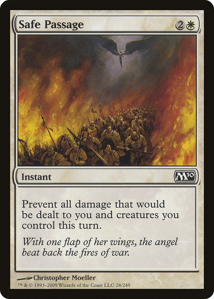 Safe Passage (M10-028) - Magic 2010 - Premium MTG Single from Wizards of the Coast - Just $0.08! Shop now at Game Crave Tournament Store