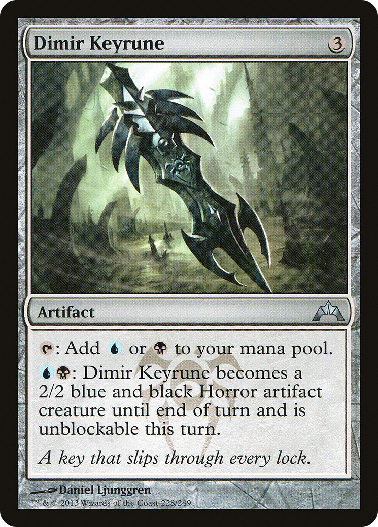 Dimir Keyrune (GTC-228) - Gatecrash Foil - Premium MTG Single from Wizards of the Coast - Just $1.21! Shop now at Game Crave Tournament Store