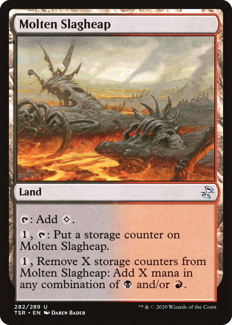 Molten Slagheap (TSR-282) - Time Spiral Remastered - Premium MTG Single from Wizards of the Coast - Just $0.25! Shop now at Game Crave Tournament Store