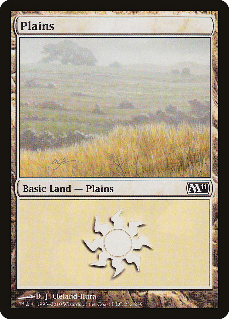 Plains (M11-232) - Magic 2011 Foil - Premium MTG Single from Wizards of the Coast - Just $0.30! Shop now at Game Crave Tournament Store